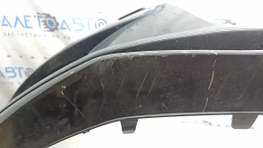 Bare front bumper Audi A3 8V 17-20 without parking sensors, without towing hook plug, gray, scratches, chips, cracked mount