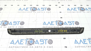 Outer front right door sill trim for Audi A3 8V 17-20 4d, black with chrome insert, scratches