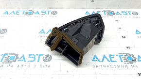 Right dashboard air duct deflector Ford Escape MK3 13-19 black with black gloss, worn gloss