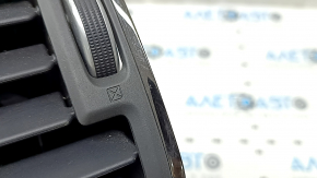 Right dashboard air duct deflector Ford Escape MK3 13-19 black with black gloss, worn gloss