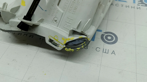 Right turn signal Ford Escape MK3 17-19 rest, white with fog lights, sand, broken mount, chipped housing