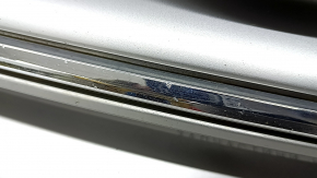 Radiator grille Ford Escape MK3 17-19 rest, gray, with chrome, with emblem, pokes
