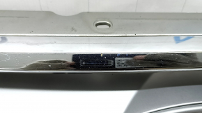 Radiator grille Ford Escape MK3 17-19 rest, gray, with chrome, with emblem, pokes