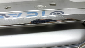 Radiator grille Ford Escape MK3 17-19 rest, gray, with chrome, with emblem, pokes