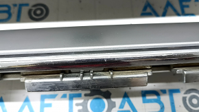 Radiator grille Ford Escape MK3 17-19 rest, gray, with chrome, with emblem, pokes
