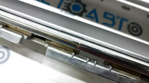 Radiator grille Ford Escape MK3 17-19 rest, gray, with chrome, with emblem, pokes