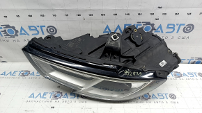 Front left headlight assembly Audi A3 8V 17-20 xenon hid with lower mount, polishable, scratches, yellowing DRL