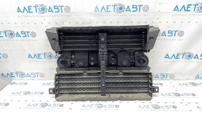 Radiator deflector blinds assembly Ford Escape MK3 17-19 rest 1.5T 2.0T 2.5 with motor, broken