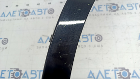 Front left fender arch trim BMW X7 G07 19-22 black, scratches, worn