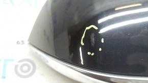 Right side mirror assembly Tesla Model 3 18-20 13+1 pins, heated, auto-dimming, chrome, black PBSB, scratches, chips