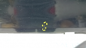 Front bumper bare Ford Escape MK3 17-19 rest, for parking sensors, black, cracks in fasteners, scratches, non-standard holes