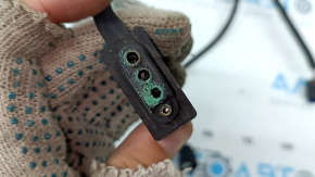 Ford Escape MK3 17-19 rear bumper wiring, rest for 6 parking sensors, for towbar and foot-operated trunk opening sensor, towbar connector is oxidized