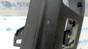 Rear center console trim for Ford Escape MK3 13-19, black, with backlight, scratches, needs cleaning