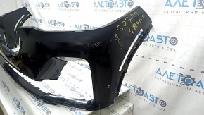 Bare front bumper BMW X7 G07 19-22 for parking sensors and PMA, black, scratches