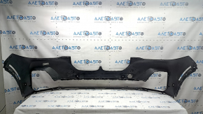Bare front bumper BMW X7 G07 19-22 for parking sensors and PMA, black, scratches
