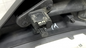 Front bumper central molding Hyundai Santa FE 19-23 XRT, graphite structure, scratches, broken fastening