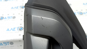 Front bumper central molding Hyundai Santa FE 19-23 XRT, graphite structure, scratches, broken fastening