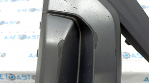 Front bumper central molding Hyundai Santa FE 19-23 XRT, graphite structure, scratches, broken fastening