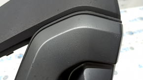 Front bumper central molding Hyundai Santa FE 19-23 XRT, graphite structure, scratches, broken fastening