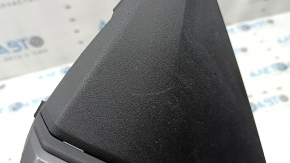 Front bumper central molding Hyundai Santa FE 19-23 XRT, graphite structure, scratches, broken fastening