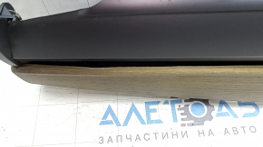 Tesla Model 3 18-23 wood grain front panel trim, unstuck
