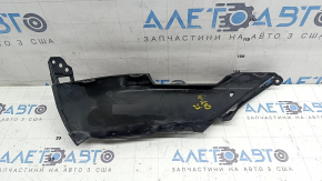 Front bumper lip left BMW X7 G07 19-22 Pure Excellence, black, cracked, scratches