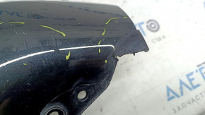 Front bumper lip left BMW X7 G07 19-22 Pure Excellence, black, cracked, scratches