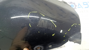 Front bumper lip left BMW X7 G07 19-22 Pure Excellence, black, cracked, scratches