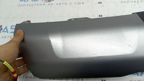 BMW X7 G07 19-26 rear bumper lip trim for towbar, Pure Excellence, gray, scratches