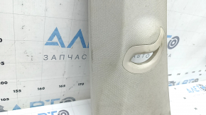Upper center pillar trim, left belt, BMW X7 G07 19-26 Elfenbein-Weiss, dry cleanable