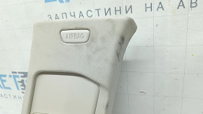 Rear pillar trim front left BMW X7 G07 19-26 Elfenbein-Weiss with plug, scratches, needs cleaning