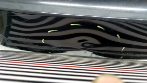 The trunk door is bare, lower part of the BMW X7 G07 19-26 black 475, dented, corrosion
