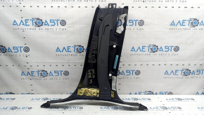 Lower left center pillar trim BMW X7 G07 19-26 Schwarz, dry cleanable