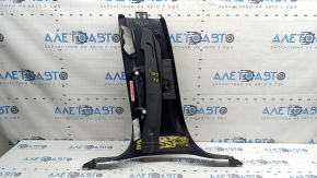 Lower right center pillar trim BMW X7 G07 19-26 Schwarz, dry cleanable