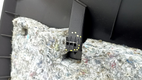 Lower tailgate trim for Ford Escape MK3 17-19 rest, black, with handle, scratches, broken fasteners