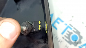 Upper trunk door molding with Ford Escape MK3 emblem, 17-19 rest, under the camera, broken fastening