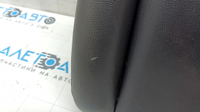 Rear seat cushion, 2nd row, left, Ford Escape MK3 13-19, black leather, wrinkled, needs cleaning