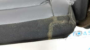 Rear seat cushion, 2nd row, right, Ford Escape MK3 13-19, black leather, dented, needs cleaning, scratches