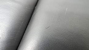 Rear seat cushion, 2nd row, right, Ford Escape MK3 13-19, black leather, dented, needs cleaning, scratches