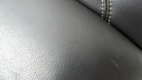 Rear seat cushion, 2nd row, right, Ford Escape MK3 13-19, black leather, dented, needs cleaning, scratches