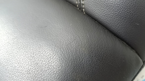 Rear seat cushion, 2nd row, right, Ford Escape MK3 13-19, black leather, dented, needs cleaning, scratches