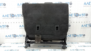 Back of the rear row of seats, 2nd row, left, Ford Escape MK3 13-19, black leather, with belt and armrest, dented, worn, needs cleaning