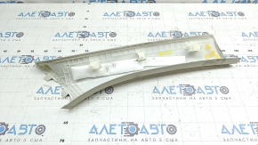 Front pillar trim, left upper BMW X7 G07 19-26 Elfenbein-Weiss, with plug, for dry cleaning