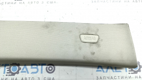 Front pillar trim, right upper BMW X7 G07 19-26 Elfenbein-Weiss, with plug, for dry cleaning