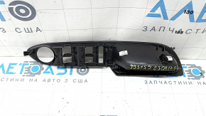 Front left window lift control trim Ford Escape MK3 13-19 black with chrome, scratches