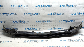 Front bumper lip Chevrolet Equinox EV 24-26, black gloss, scratches, dented, broken fastener, tear