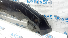 Front bumper lip Chevrolet Equinox EV 24-26, black gloss, scratches, dented, broken fastener, tear