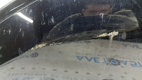 Front bumper lip Chevrolet Equinox EV 24-26, black gloss, scratches, dented, broken fastener, tear