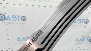 Rear right door sill insert BMW X7 G07 19-26 chrome with backlight for 6 seats, individual, scratches