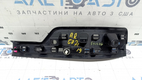 Rear right door sill trim BMW X7 G07 19-26 Schwarz for 6 seats, scratches, needs cleaning